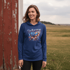 US Celebrates 250 Long Sleeve Hooded Tee - BUTTERFLY - US Celebrates 250