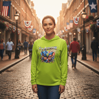 US Celebrates 250 Long Sleeve Hooded Tee - BUTTERFLY - US Celebrates 250