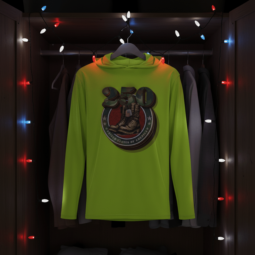 US Celebrates 250 Long Sleeve Hooded Tee - DT_BOOTS - US Celebrates 250