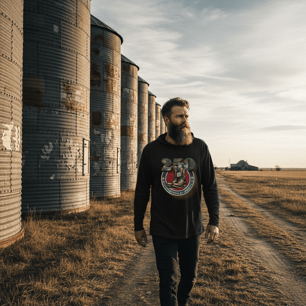 US Celebrates 250 Long Sleeve Hooded Tee - DT_BOOTS - US Celebrates 250