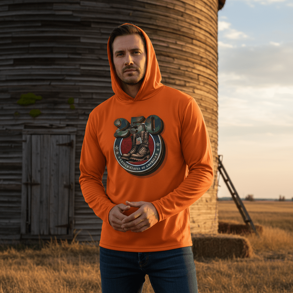 US Celebrates 250 Long Sleeve Hooded Tee - DT_BOOTS - US Celebrates 250