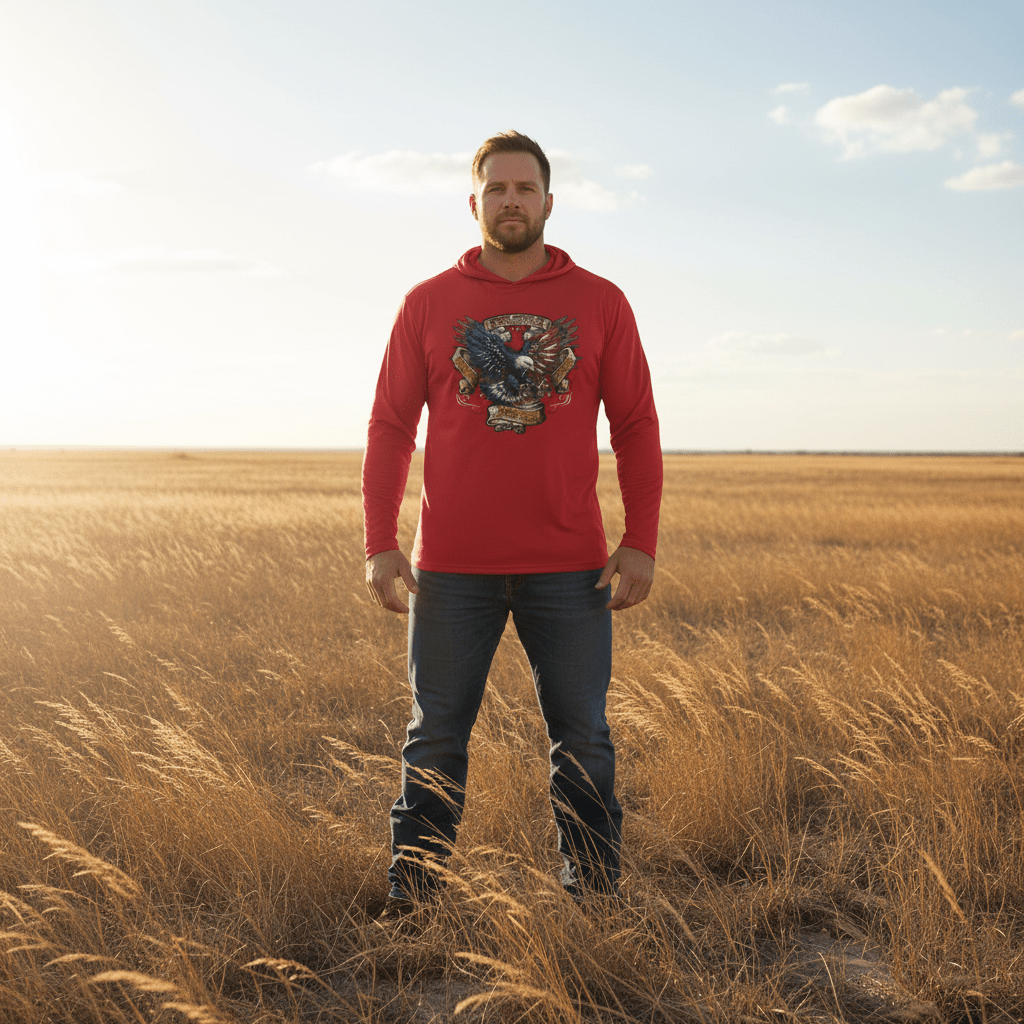US Celebrates 250 Long Sleeve Hooded Tee - EAGLE AF - US Celebrates 250