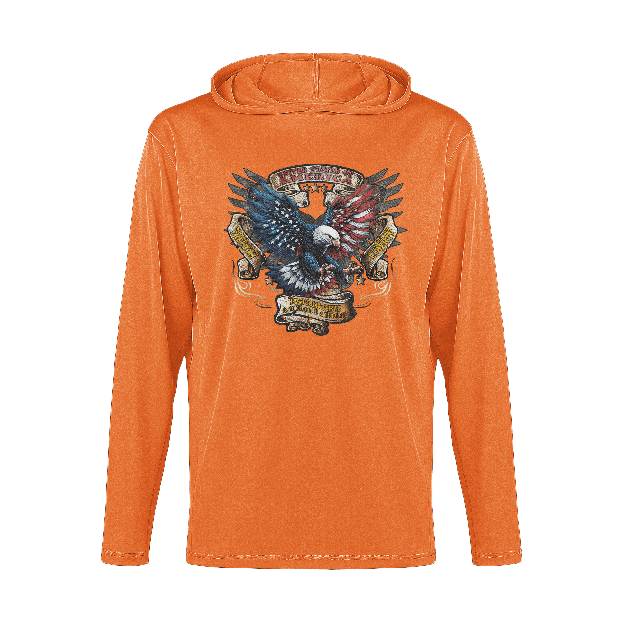 US Celebrates 250 Long Sleeve Hooded Tee - EAGLE AF - US Celebrates 250