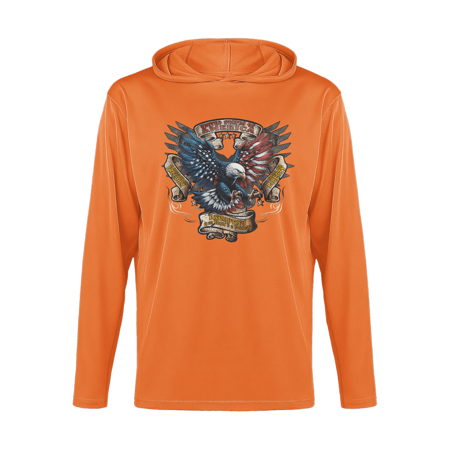 US Celebrates 250 Long Sleeve Hooded Tee - EAGLE AF - US Celebrates 250