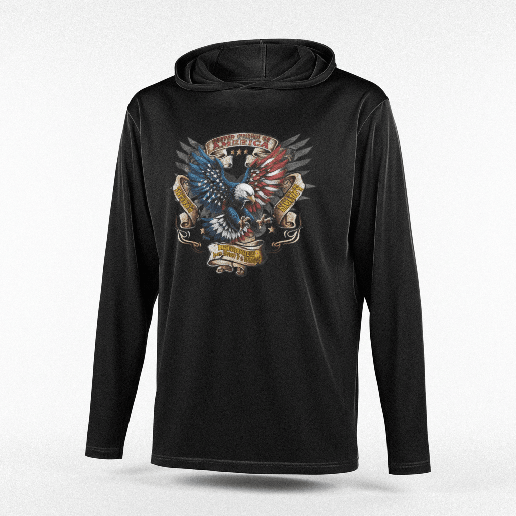 US Celebrates 250 Long Sleeve Hooded Tee - EAGLE AF - US Celebrates 250