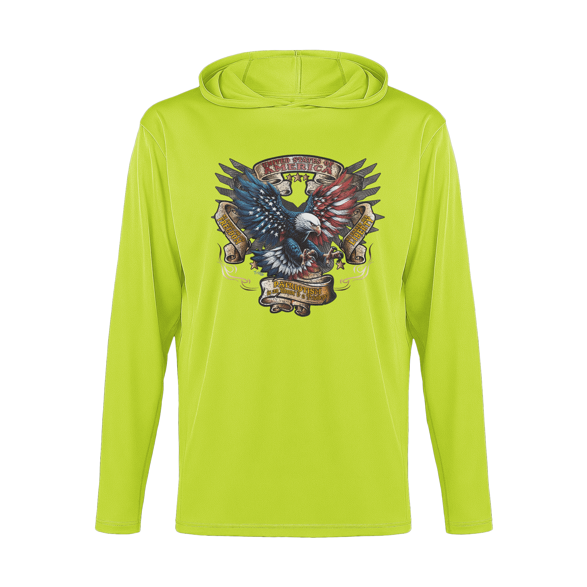 US Celebrates 250 Long Sleeve Hooded Tee - EAGLE AF - US Celebrates 250