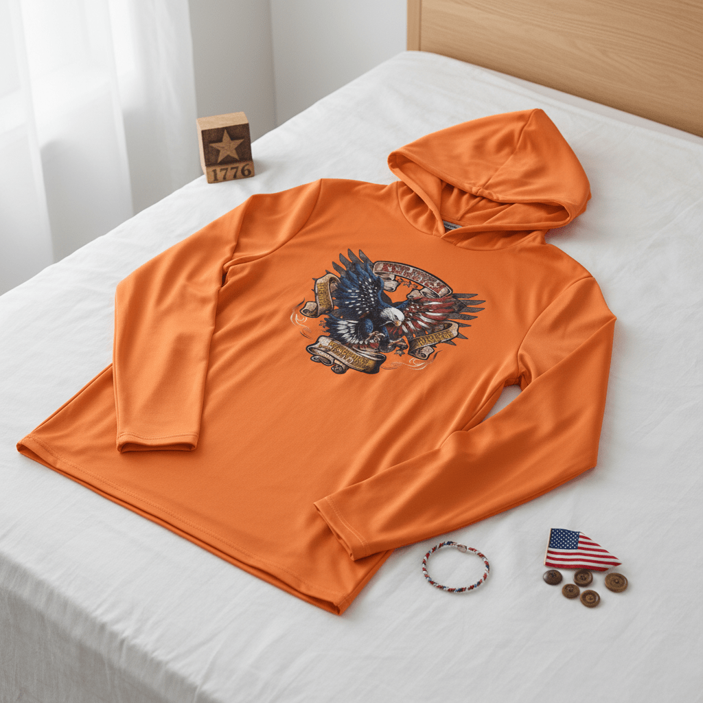 US Celebrates 250 Long Sleeve Hooded Tee - EAGLE AF - US Celebrates 250