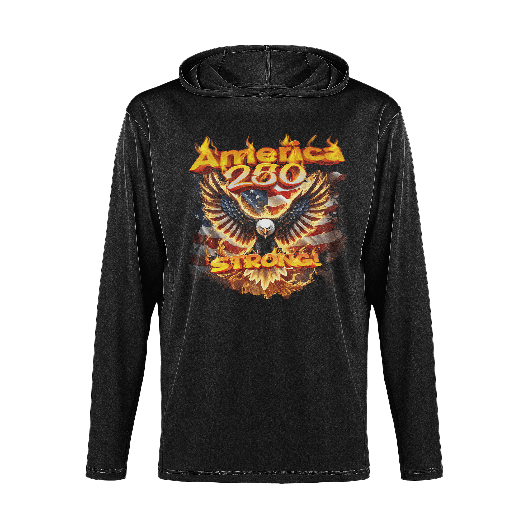 US Celebrates 250 Long Sleeve Hooded Tee - EG FR - US Celebrates 250