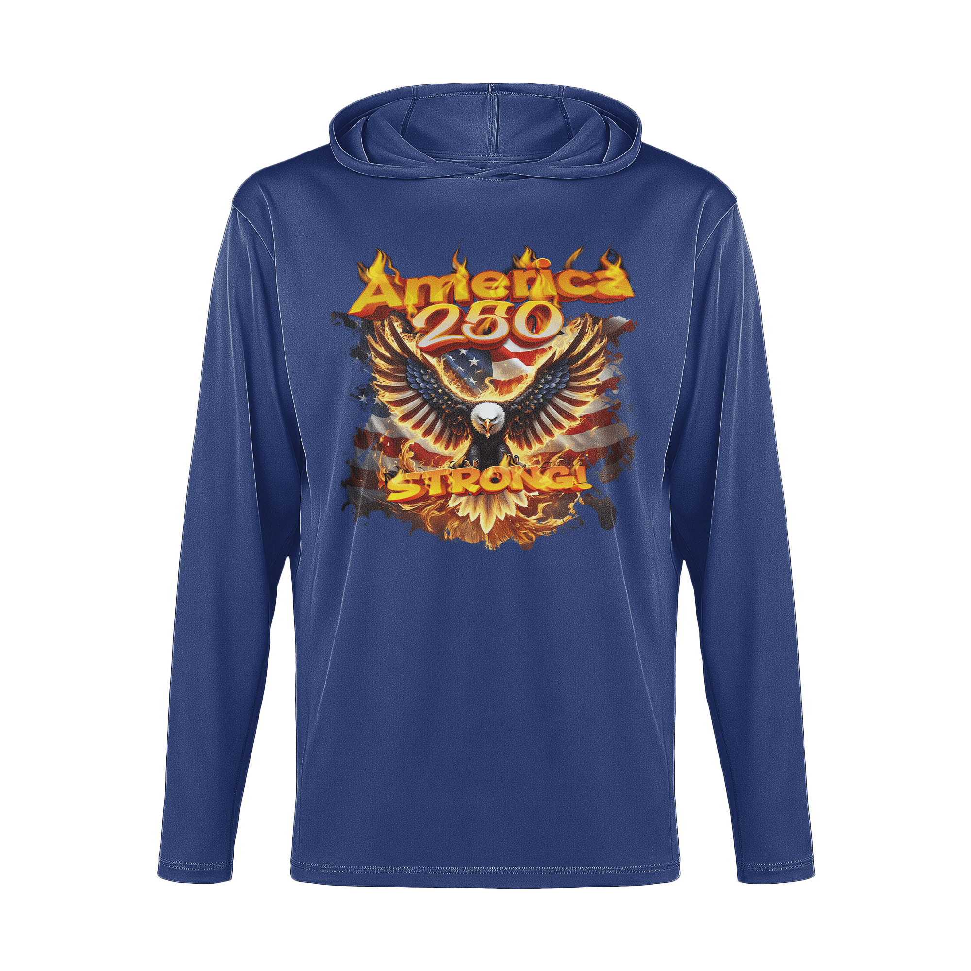 US Celebrates 250 Long Sleeve Hooded Tee - EG FR - US Celebrates 250