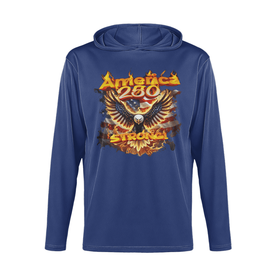 US Celebrates 250 Long Sleeve Hooded Tee - EG FR - US Celebrates 250