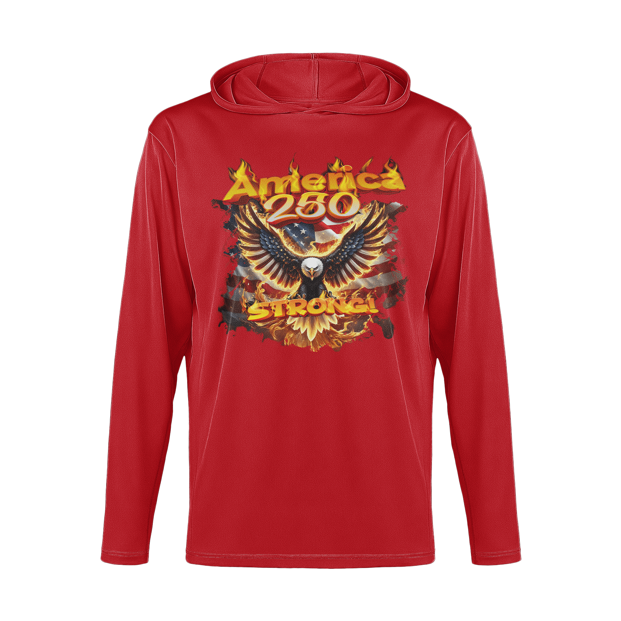 US Celebrates 250 Long Sleeve Hooded Tee - EG FR - US Celebrates 250