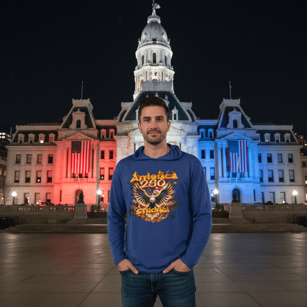 US Celebrates 250 Long Sleeve Hooded Tee - EG FR - US Celebrates 250