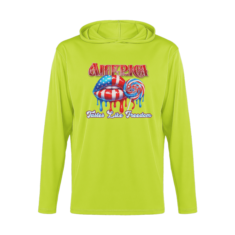 US Celebrates 250 Long Sleeve Hooded Tee - FREEDOM - US Celebrates 250