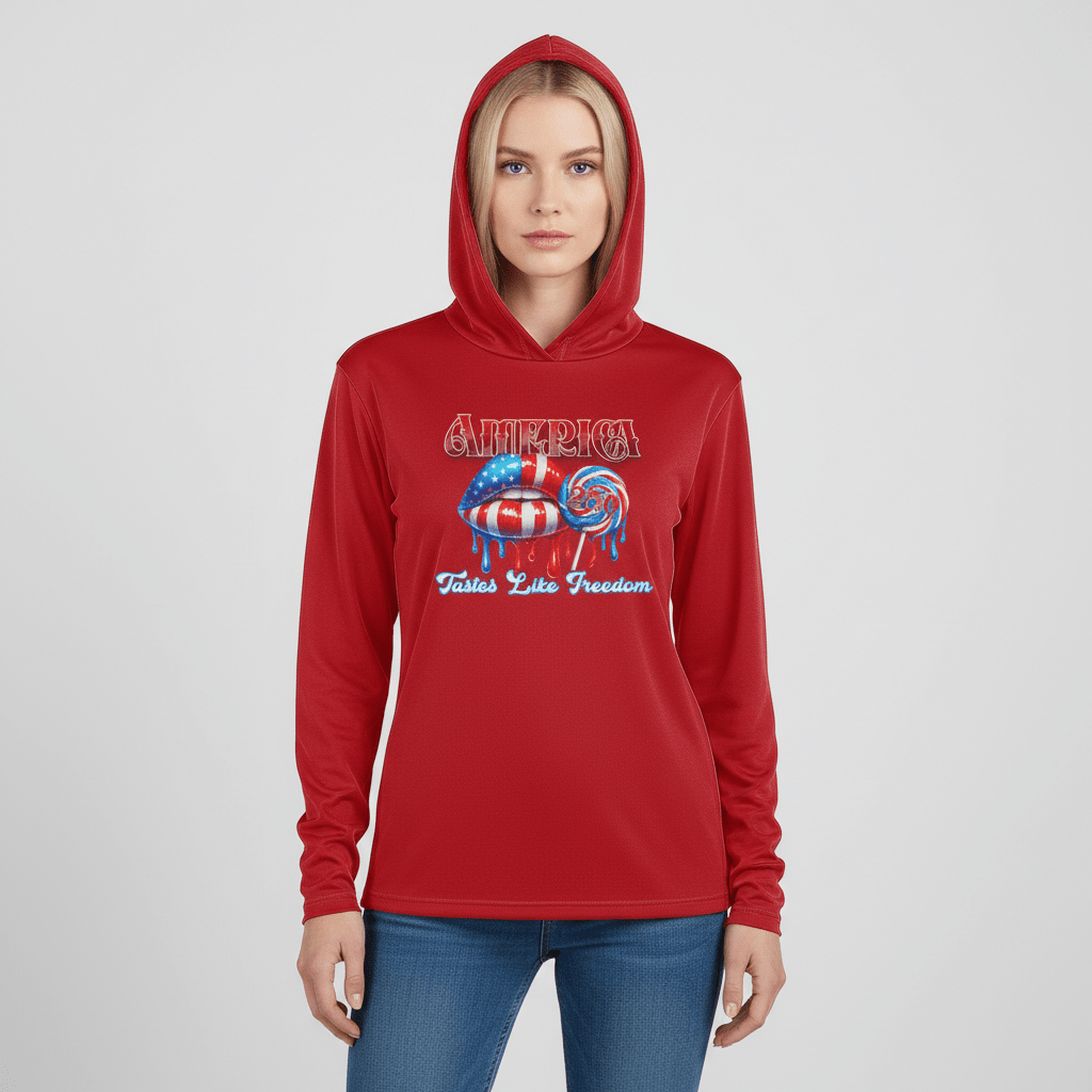 US Celebrates 250 Long Sleeve Hooded Tee - FREEDOM - US Celebrates 250