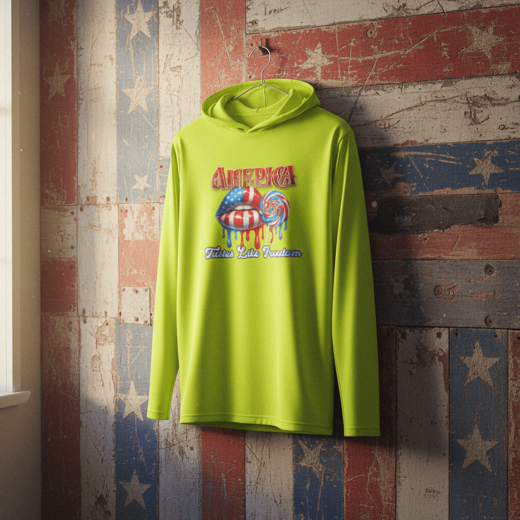 US Celebrates 250 Long Sleeve Hooded Tee - FREEDOM - US Celebrates 250