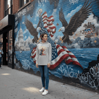 US Celebrates 250 Long Sleeve Hooded Tee - GOD - N - CTY - US Celebrates 250
