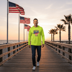 US Celebrates 250 Long Sleeve Hooded Tee - HEART - US Celebrates 250