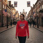 US Celebrates 250 Long Sleeve Hooded Tee - HEART - US Celebrates 250