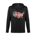 US Celebrates 250 Long Sleeve Hooded Tee - LBRT MAP - US Celebrates 250