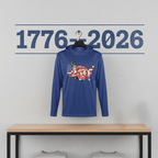 US Celebrates 250 Long Sleeve Hooded Tee - LBRT MAP - US Celebrates 250