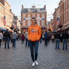 US Celebrates 250 Long Sleeve Hooded Tee - LBRT MAP - US Celebrates 250