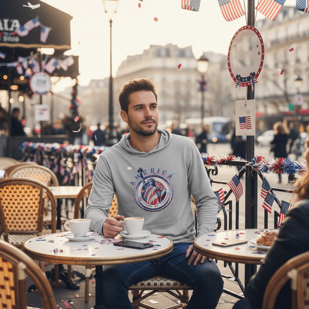 US Celebrates 250 Long Sleeve Hooded Tee - LBRT250 - 2 - US Celebrates 250
