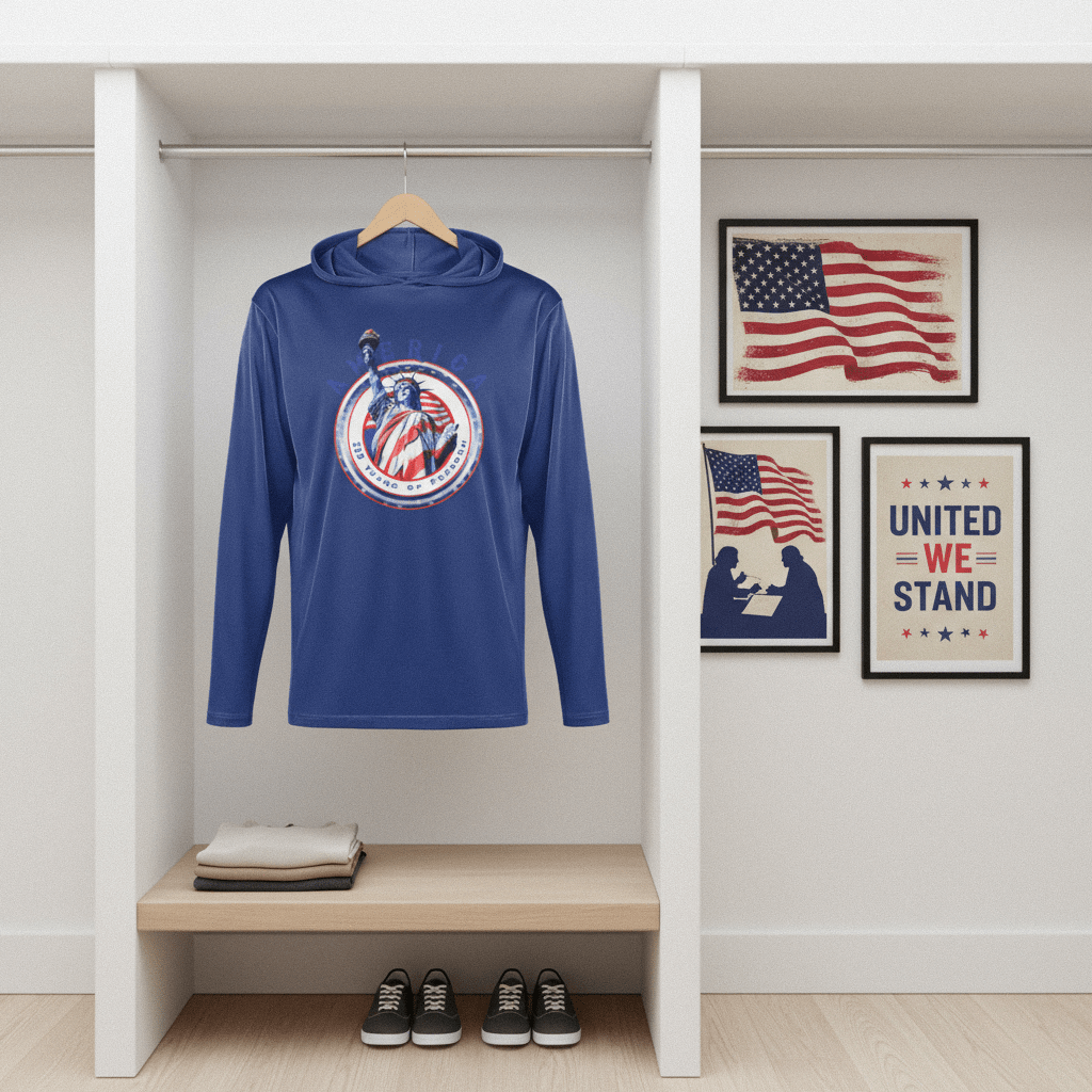 US Celebrates 250 Long Sleeve Hooded Tee - LBRT250 - 2 - US Celebrates 250