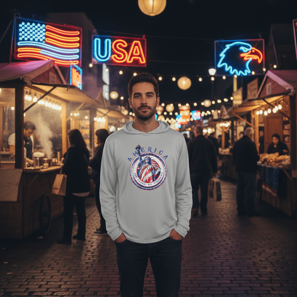 US Celebrates 250 Long Sleeve Hooded Tee - LBRT250 - 2 - US Celebrates 250