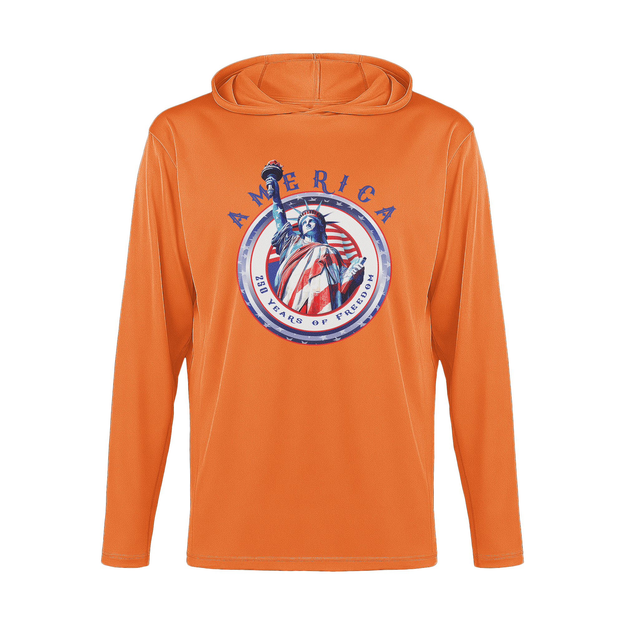 US Celebrates 250 Long Sleeve Hooded Tee - LBRT250 - 2 - US Celebrates 250