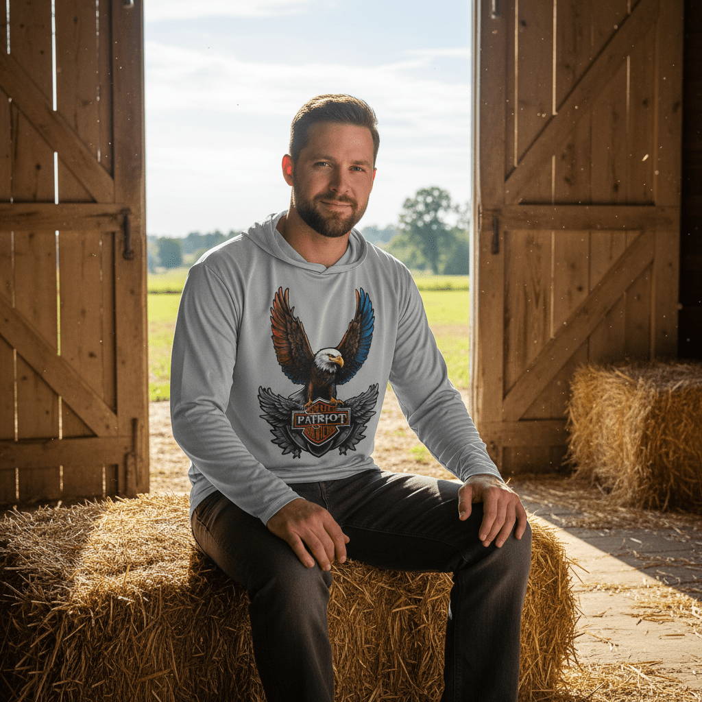 US Celebrates 250 Long Sleeve Hooded Tee - PATRT EG - US Celebrates 250