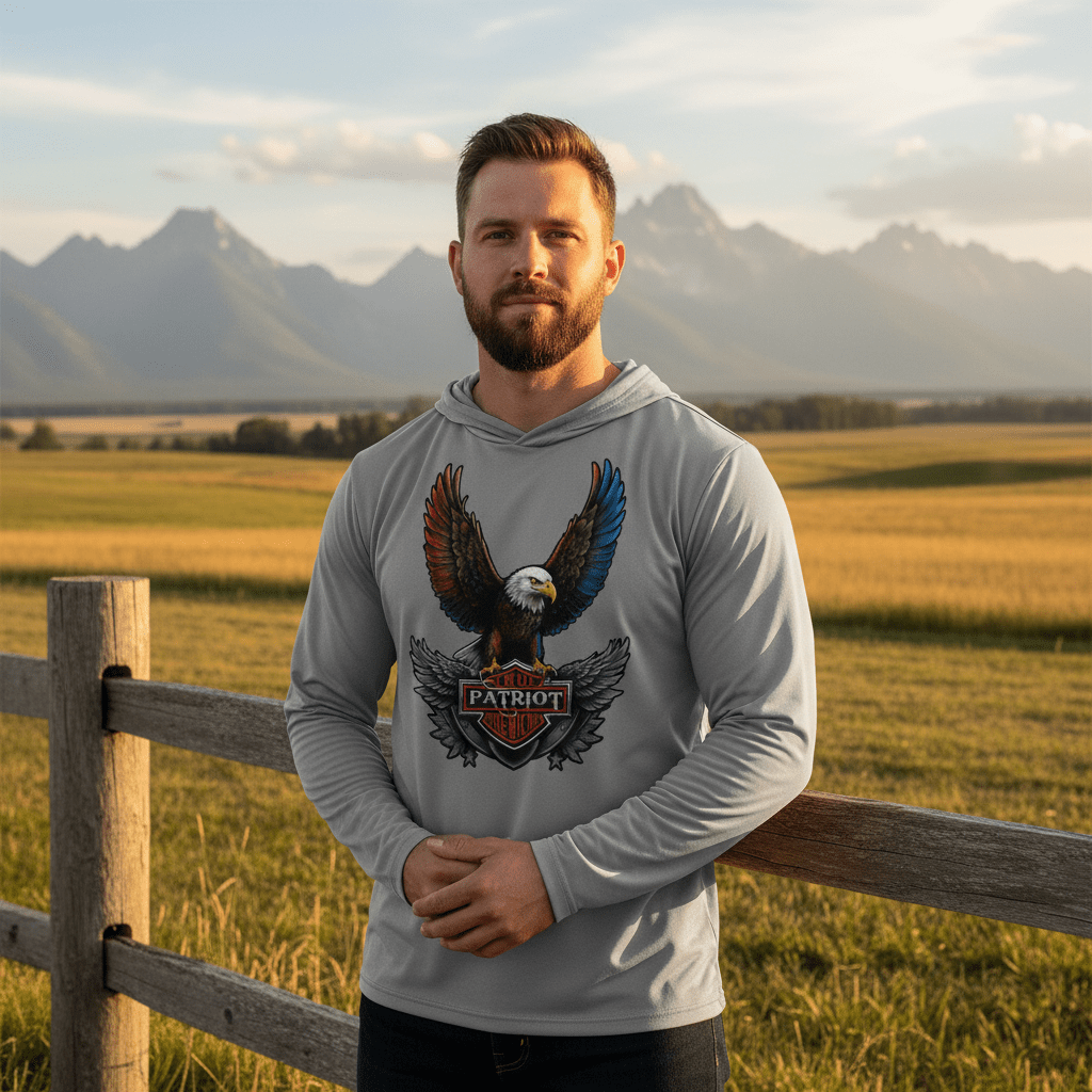 US Celebrates 250 Long Sleeve Hooded Tee - PATRT EG - US Celebrates 250