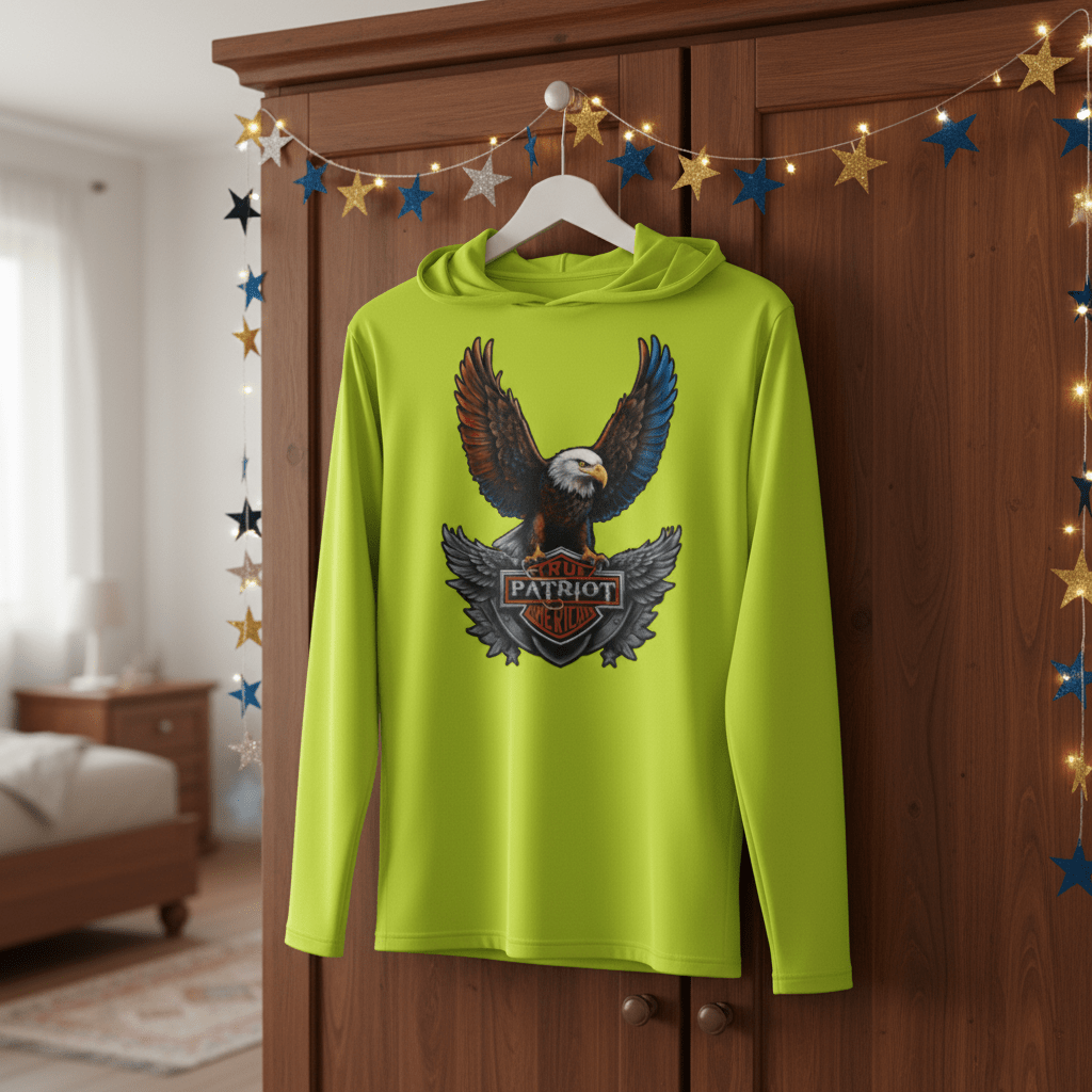 US Celebrates 250 Long Sleeve Hooded Tee - PATRT EG - US Celebrates 250