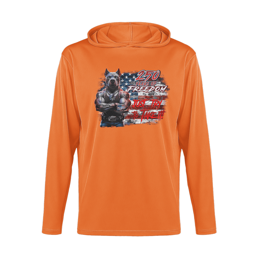 US Celebrates 250 Long Sleeve Hooded Tee - PIT JTTTI - US Celebrates 250