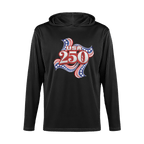 US Celebrates 250 Long Sleeve Hooded Tee - RIBBON - US Celebrates 250