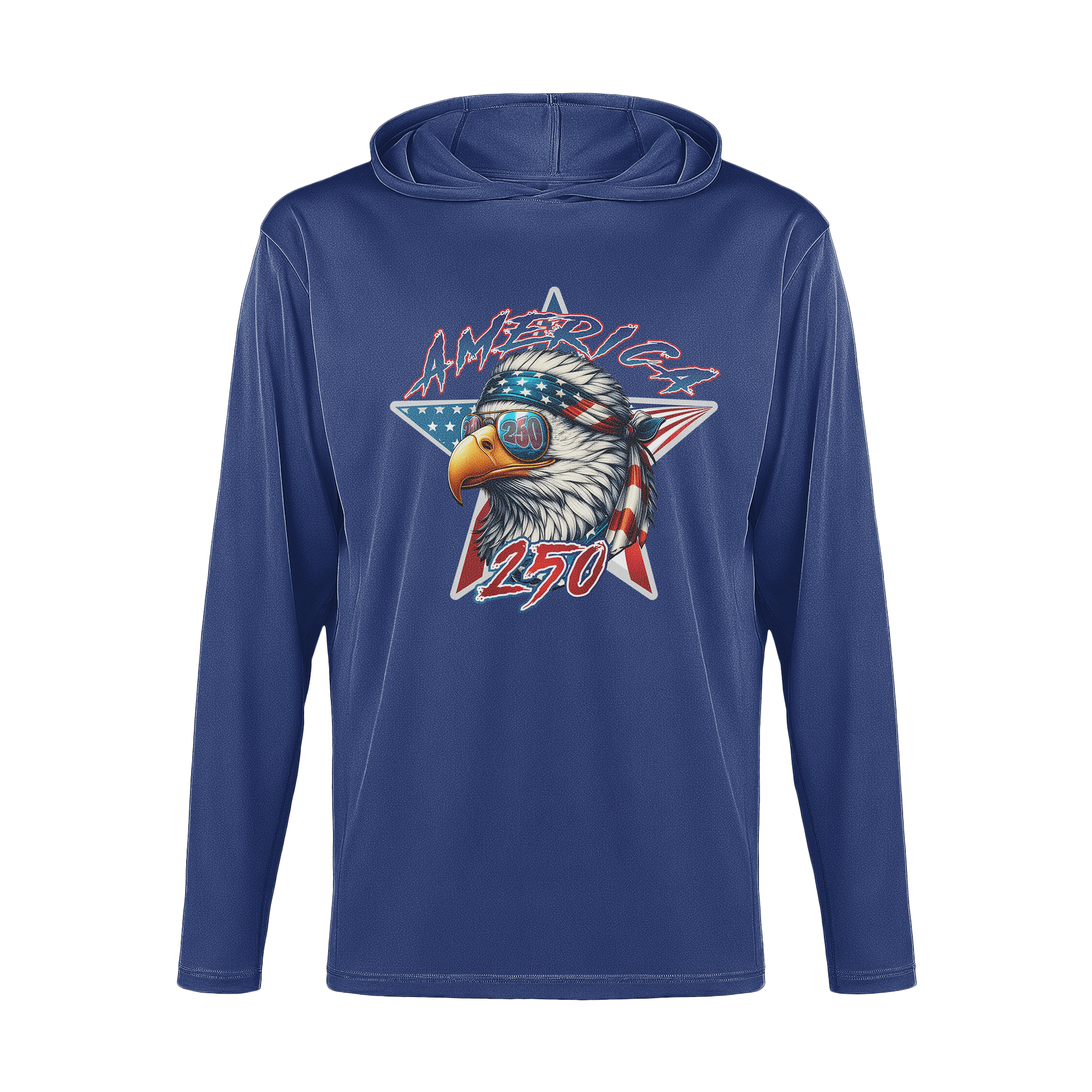 US Celebrates 250 Long Sleeve Hooded Tee - SPRSTR EG - US Celebrates 250