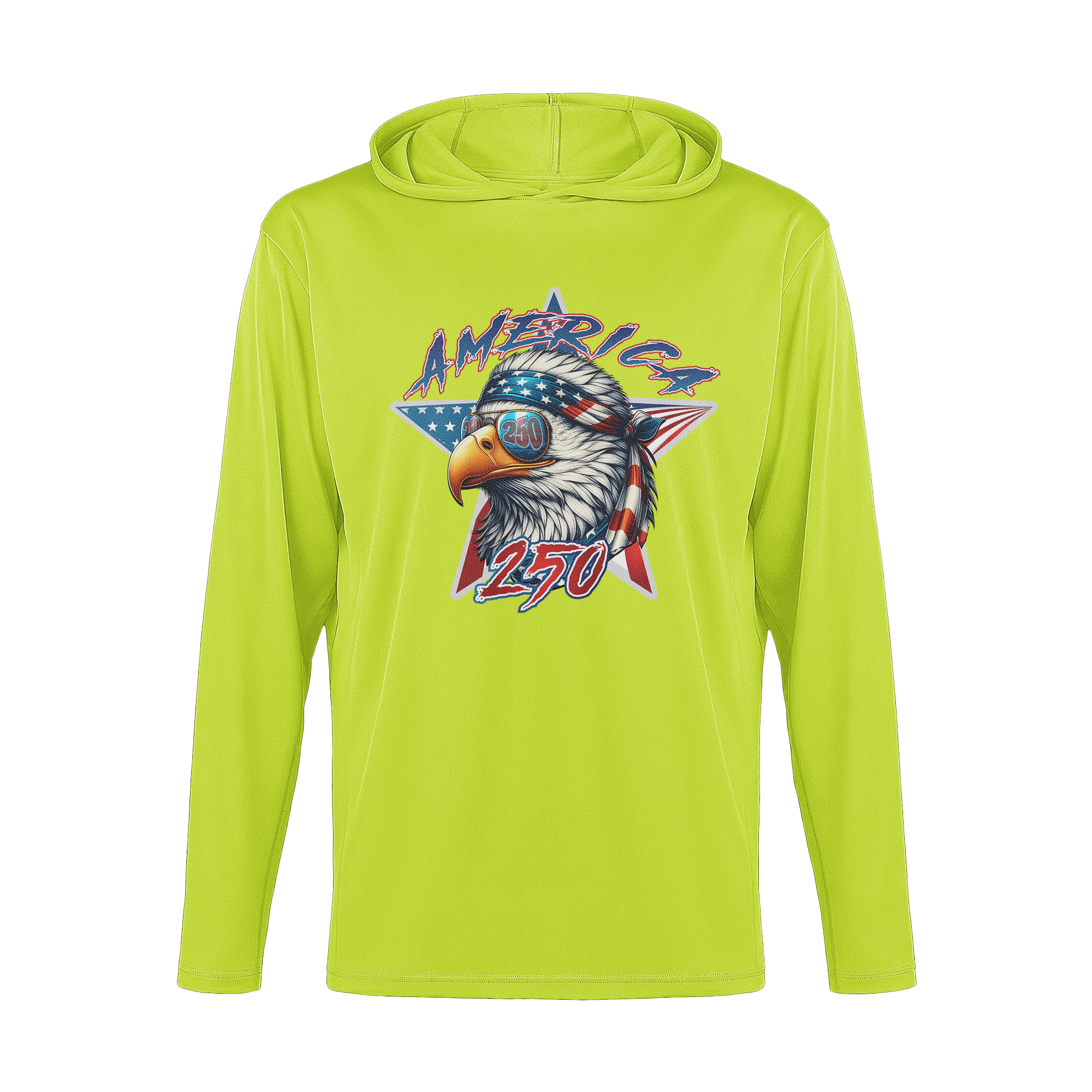 US Celebrates 250 Long Sleeve Hooded Tee - SPRSTR EG - US Celebrates 250