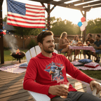 US Celebrates 250 Long Sleeve Hooded Tee - SPRSTR EG - US Celebrates 250