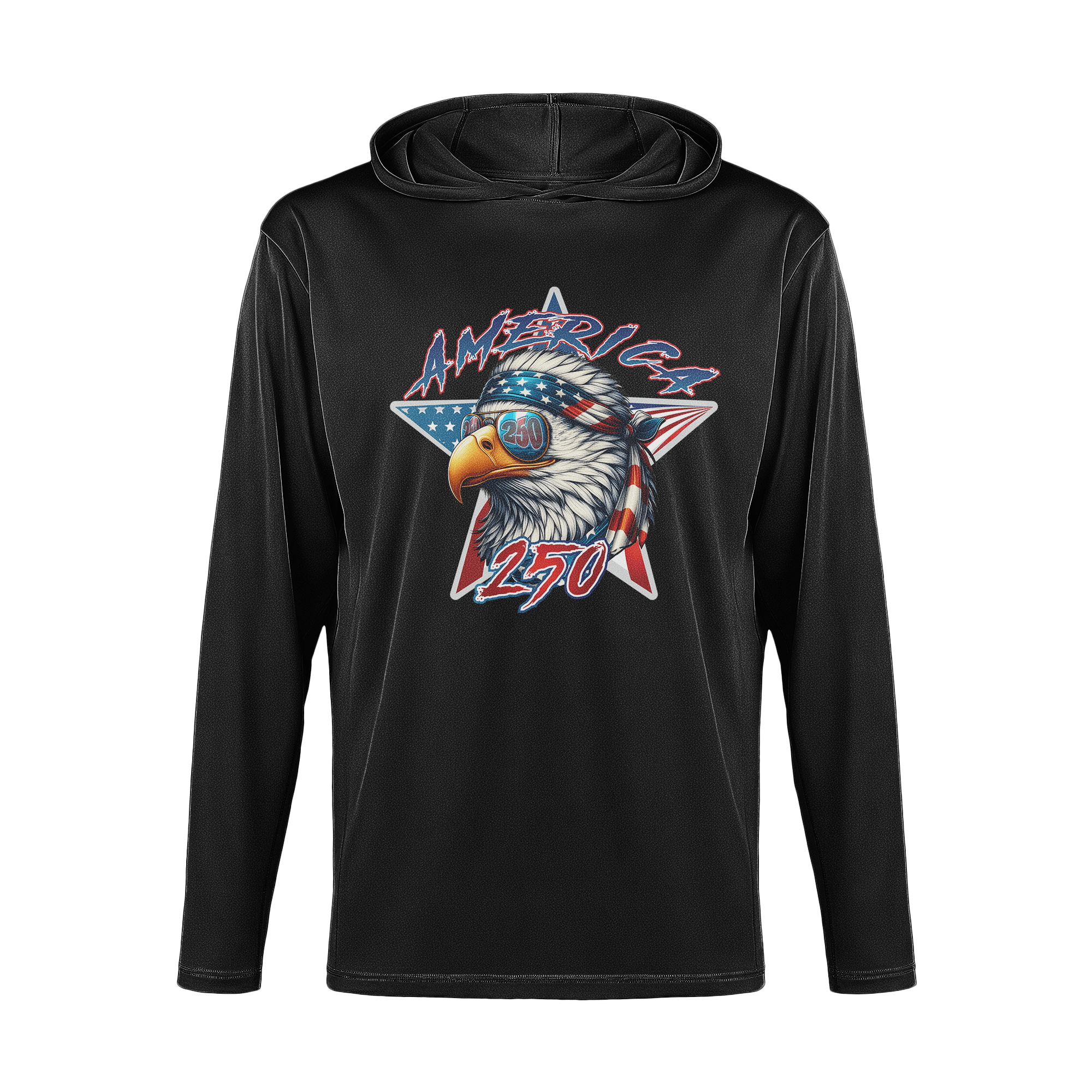 US Celebrates 250 Long Sleeve Hooded Tee - SPRSTR EG - US Celebrates 250