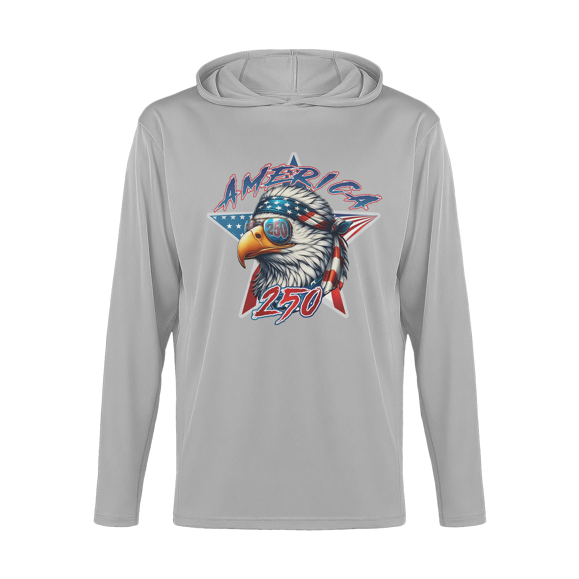 US Celebrates 250 Long Sleeve Hooded Tee - SPRSTR EG - US Celebrates 250