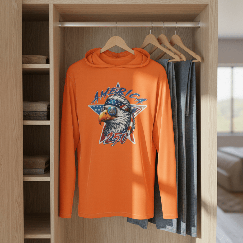 US Celebrates 250 Long Sleeve Hooded Tee - SPRSTR EG - US Celebrates 250