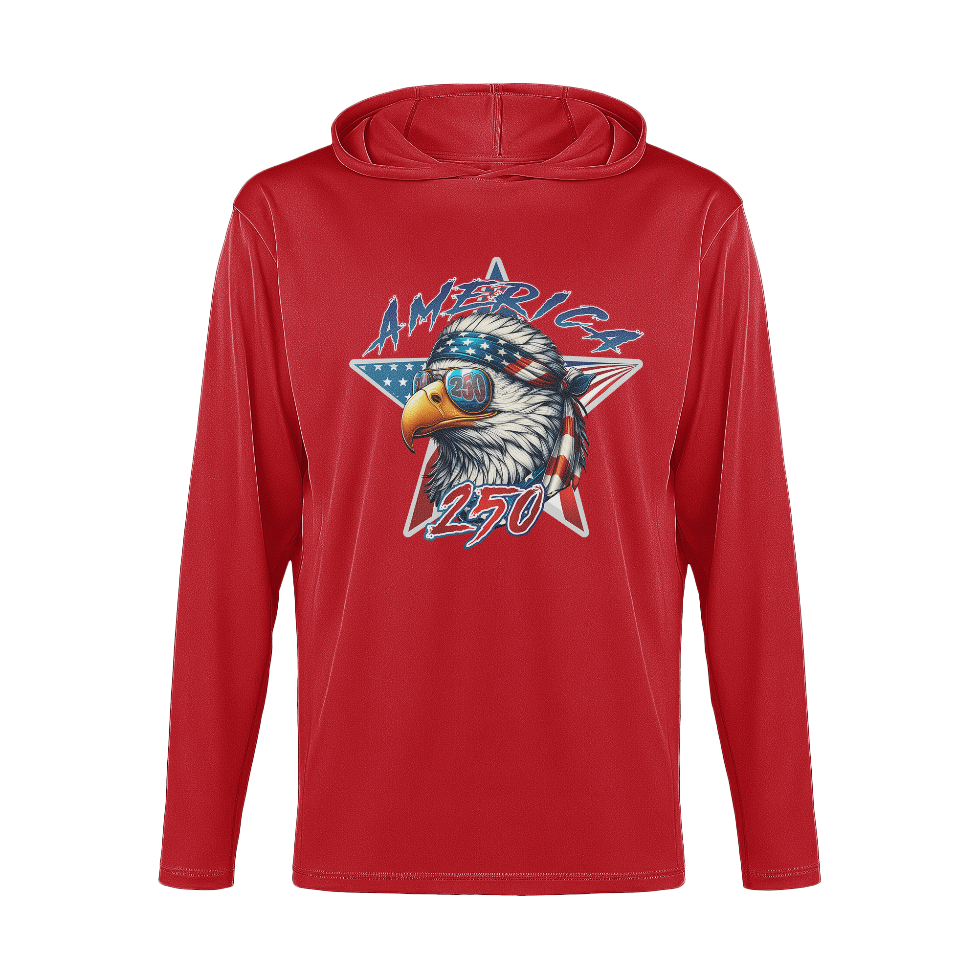 US Celebrates 250 Long Sleeve Hooded Tee - SPRSTR EG - US Celebrates 250