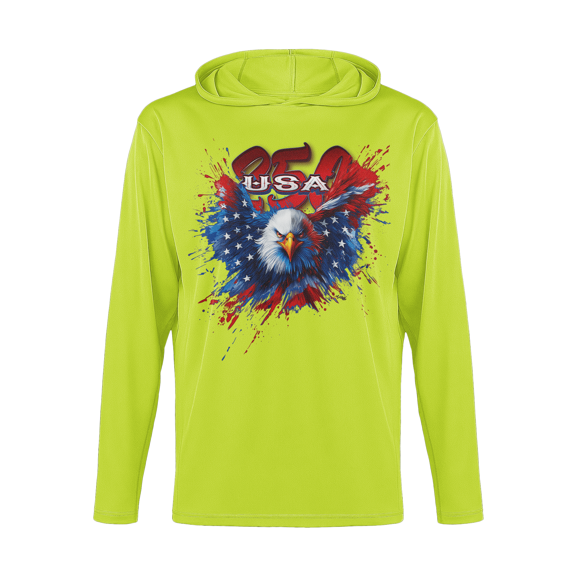 US Celebrates 250 Long Sleeve Hooded Tee - WTP EAGLE - US Celebrates 250