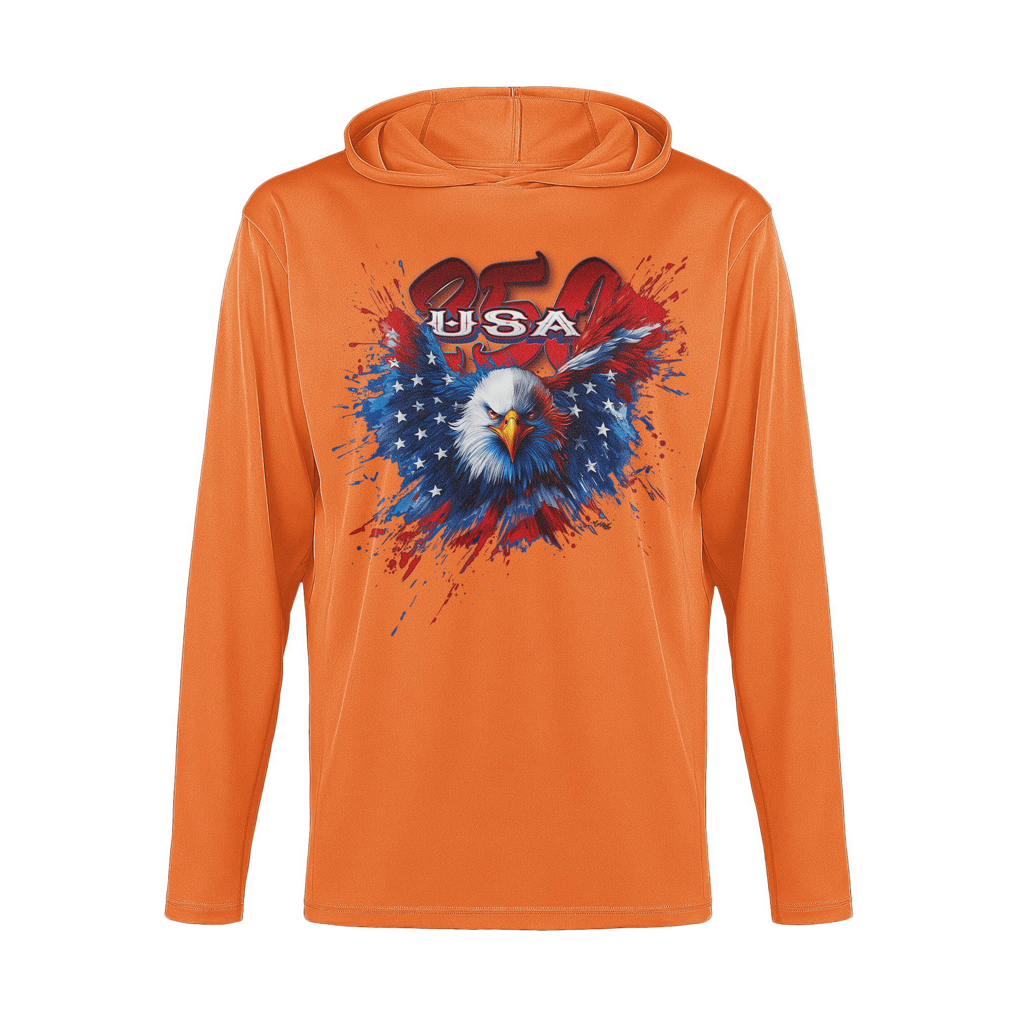 US Celebrates 250 Long Sleeve Hooded Tee - WTP EAGLE - US Celebrates 250