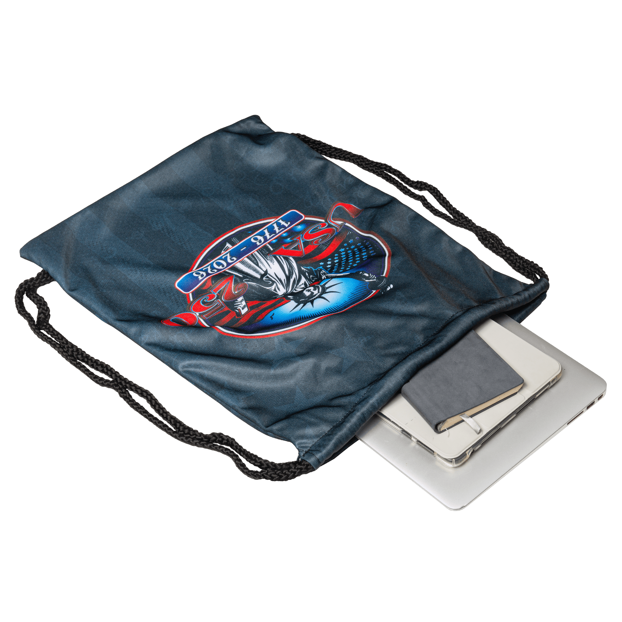 US Celebrates 250 Premium Drawstring Bags - LBRTSHLD Edition - US Celebrates 250