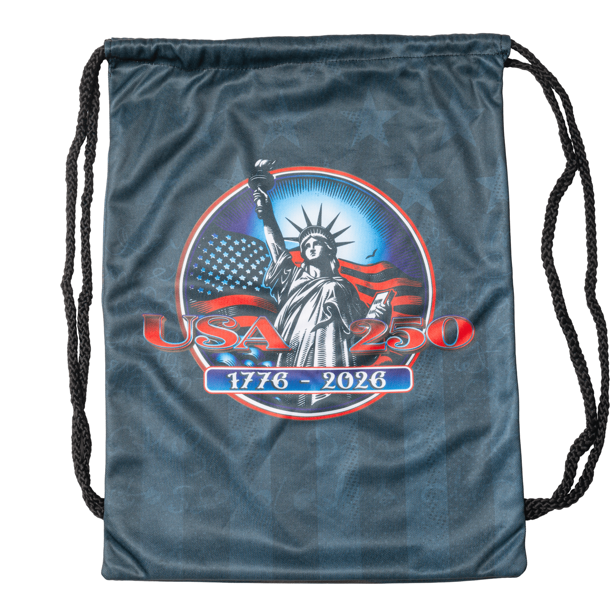 US Celebrates 250 Premium Drawstring Bags - LBRTSHLD Edition - US Celebrates 250