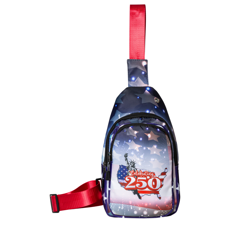 US Celebrates 250 Sling Bag - LBRT MAP Edition - US Celebrates 250