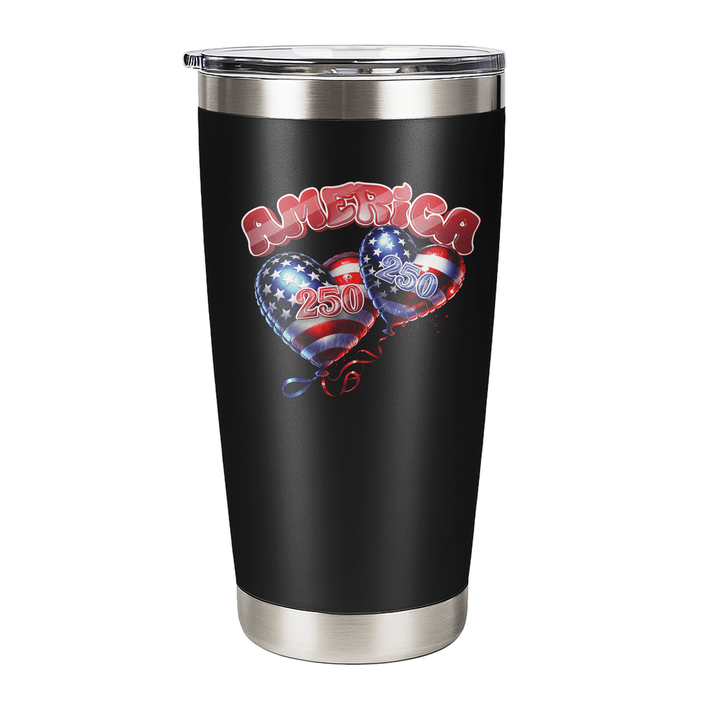 Stainless Steel Tumbler - 20 oz BALLONS | US Celebrates 250