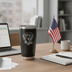 Stainless Steel Tumbler - 20 oz BLK EAGLE | US Official Gear