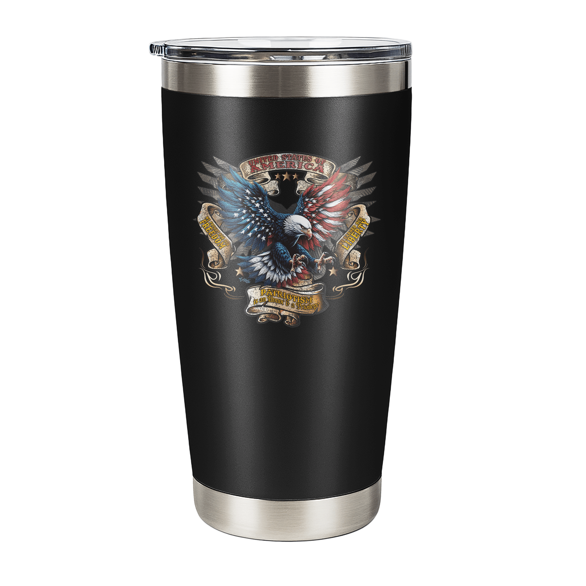 US Celebrates 250 Stainless Steel Tumbler - 20 oz EAGLE AF - US Celebrates 250