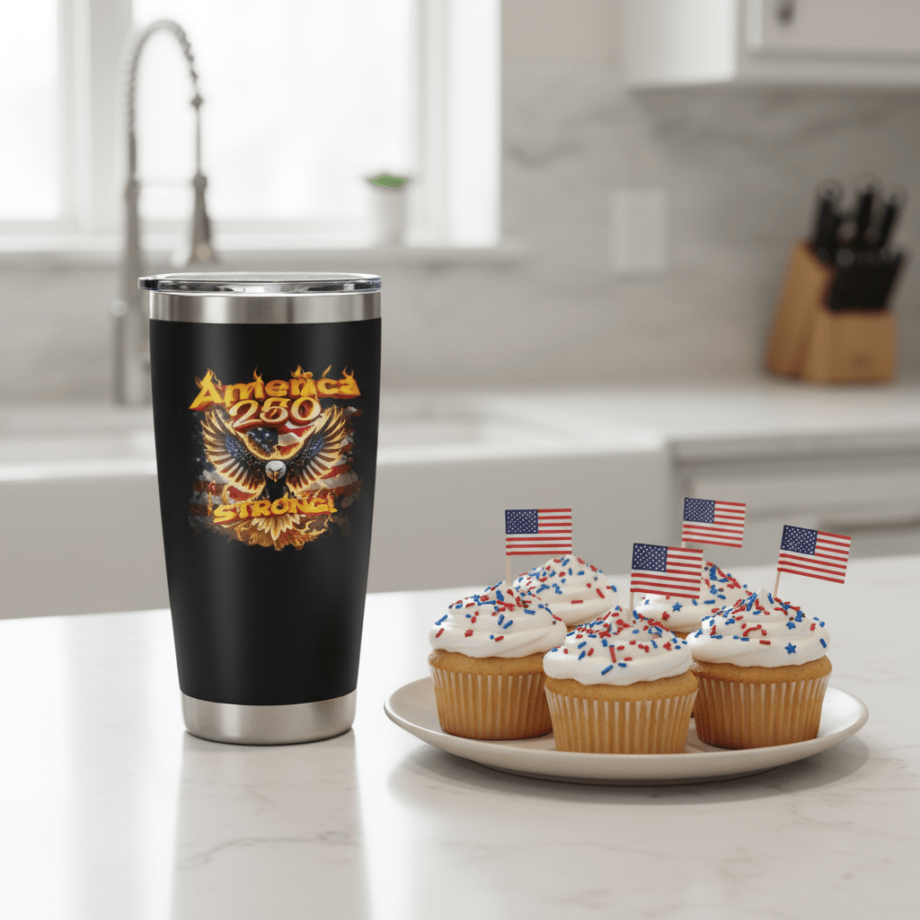 US Celebrates 250 Stainless Steel Tumbler - 20 oz EG FR - US Celebrates 250
